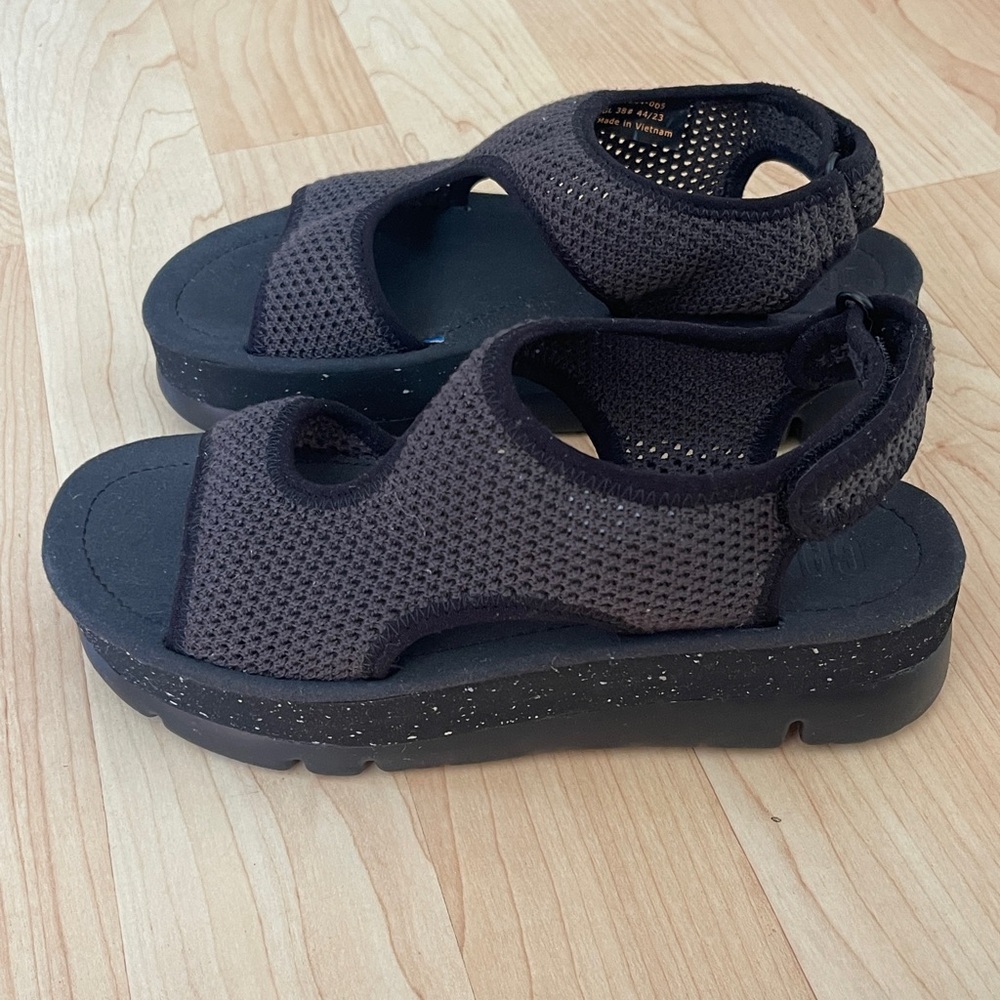 Camper Black Platform Sandals - Picture 3 of 11